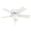 Hunter® Conroy 42 In. 5-Blade Ceiling Fan W/ Light (White) 2 Hunter® Conroy 42 In. 5-Blade Ceiling Fan W/ Light (White) -Home Furnishing Store 110926 w MainProductImage Lg