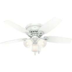 Hunter® Hatherton 46 In. 5-Blade Ceiling Fan W/ Light (White)