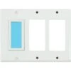 Limelite Sidelite 3-Gang Blue Glow Wall Plate (White) -Home Furnishing Store 110971 V Lg
