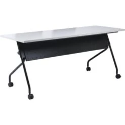 Osp Furniture Office Star Products Training Table, 48l X 24"w, Gray Top