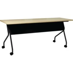 Office Star Products Training Table, 72l X 24"w, Maple Top
