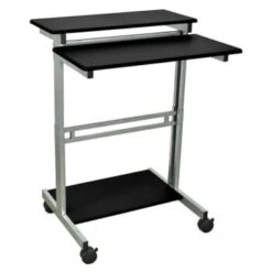 Luxor Black/gray Standup Desk 31-1/2"