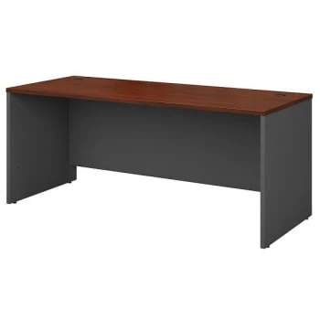 Bush Business Furniture Series C Hansen Cherry/graphite Gray Desk Shell 3 Bush Business Furniture Series C Hansen Cherry/graphite Gray Desk Shell