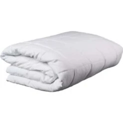 Martex® Ultra Touch Microfiber Filled Blanket, 68 X 94", Twin, White, Case Of 4