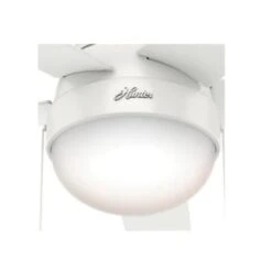 Hunter Anslee 46 In. 5-Blade Cfl Ceiling Fan W/ Light (White) -Home Furnishing Store 113696 DetailedProductView2 UNI Lg