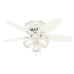 Hunter Builder 42 In. 5-Blade Ceiling Fan W/ Light (White)