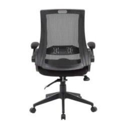 Boss Office Products Black Mesh Flip Arm Chair -Home Furnishing Store 116655 w DetailedProductView4 Lg