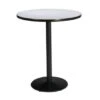 Kfi Seating 36" Round Pedestal Table W/grey Nebula Top, Round Black Base 2 Kfi Seating 36" Round Pedestal Table W/grey Nebula Top, Round Black Base -Home Furnishing Store 122860 w MainProductImage Lg