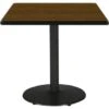 Kfi Seating 36 In Square Cafe Table (Walnut) -Home Furnishing Store 122880 V Lg 1