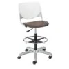 Kfi Seating Kool Drafting Stool, White Back, Brownstone Seat -Home Furnishing Store 123353 w MainProductImage Lg
