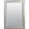 American Pride® 28 X 40" Decorative Framed Beveled Mirror - 2.75" Brushed Nickel 1 American Pride® 28 X 40" Decorative Framed Beveled Mirror - 2.75" Brushed Nickel -Home Furnishing Store 123532 V Lg 1