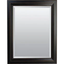 American Pride® 32 X 40" Decorative Framed Beveled Mirror - 2.75" Venetian Bronze