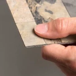 Aspect Stone Peel And Stick Backsplash In Medley Slate, 6-In X 24-In -Home Furnishing Store 124220 w DetailedProductView3 Lg