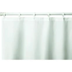 Hooked Style Nylon Shower Curtain 72 X 72" White Case Of 12