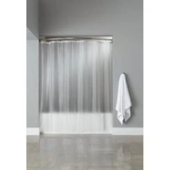 Hooked Style 8 Gauge Vinyl 72" Frost Shower Curtain Case Of 12 -Home Furnishing Store 127086 WebOnly Lg