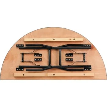 Flash Furniture 48'' Half-Round Wood Folding Banquet Table 3 Flash Furniture 48'' Half-Round Wood Folding Banquet Table