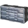 Quantum Storage Systems® Black/gray Plastic 22-Drawer Cabinet -Home Furnishing Store 129548 v MainProductImage HDS Lg