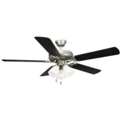 Design House® Millbridge 52 In. 5-Blade Led Ceiling Fan W/ Light (Satin Nickel)