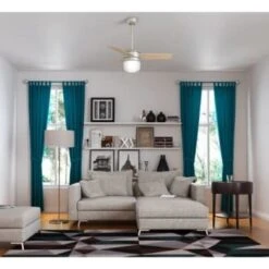 Hunter® Acumen 42 In. 3-Blade Led Ceiling Fan W/ Light (Matte Nickel) -Home Furnishing Store 132322 w DetailedProductView4 Lg