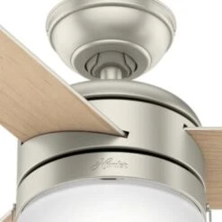 Hunter® Acumen 42 In. 3-Blade Led Ceiling Fan W/ Light (Matte Nickel) -Home Furnishing Store 132322 w DetailedProductView6 Lg
