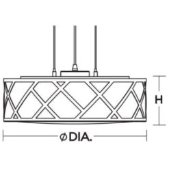 Afx Haven 13 In. 1-Light Pendant Fixture -Home Furnishing Store 139279 w DetailedProductView3 Lg
