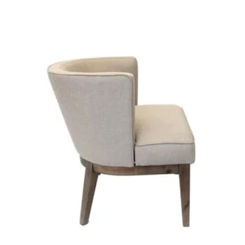 Boss Office Products Boss Ava Accent Chair, Beige 5 Boss Office Products Boss Ava Accent Chair, Beige - Image 3