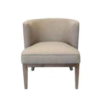 Boss Office Products Boss Ava Accent Chair, Beige 7 Boss Office Products Boss Ava Accent Chair, Beige - Image 5