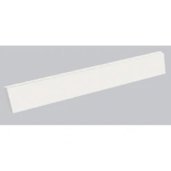 Swan® White Solid Surface Side Splash 20-1/4" X 3" X 3/8"