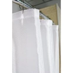 Kartri Dobbie Shower Curtain 72x72 White , Case Of 12
