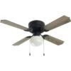 Seasons® Torrey™ 42 In. 4-Blade Ceiling Fan W/ Light (Black)