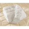 Pillow Factory® Mattress Pad 54x80 Flat Full White 55/45 Cot/poly T180 Quilted 3.6 Oz Fill 1, Case Of 2