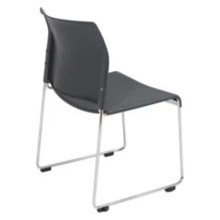 National Public Seating® Nps 8800 Series Cafe Plastic Stack Chair (Charcoal) -Home Furnishing Store 145134 w DetailedProductView2 Lg