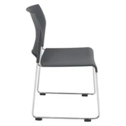 National Public Seating® Nps 8800 Series Cafe Plastic Stack Chair (Charcoal) -Home Furnishing Store 145134 w DetailedProductView4 Lg