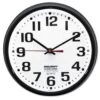 Skilcraft Slimline Quartz Wall Clock, 9.2 Overall Diameter, Black Case, 1 Aa 2 Skilcraft Slimline Quartz Wall Clock, 9.2 Overall Diameter, Black Case, 1 Aa -Home Furnishing Store 146314 w MainProductImage Lg