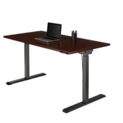 Realspace® Magellan Performance Electric Height-Adjustable Standing Desk, Cherry