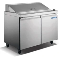 Norpole 2 Door 60 Stainless Steel Sandwich/salad Prep Table