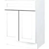 Sunco 33w X 34-1/2h X 24d White Shaker Base Cabinet