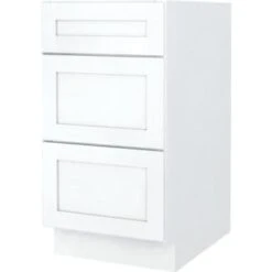 Seasons® 21w X 34-1/2h X 24"d White Shaker Drawer Base Cabinet