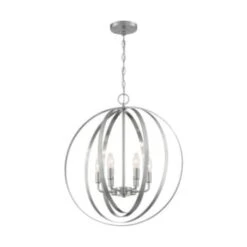 Satco® Pendleton 6-Light Pendant Fixture, Brushed Nickel Finish -Home Furnishing Store 151999 w DetailedProductView3 Lg