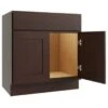 Cnc Cabinetry 24" W 2 Door Vanity Sink Base Cabinet, Luxor Espresso -Home Furnishing Store 157381 w MainProductImage Lg