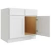Cnc Cabinetry 36" W Sink Base Cabinet, Luxor White -Home Furnishing Store 157505 w MainProductImage Lg