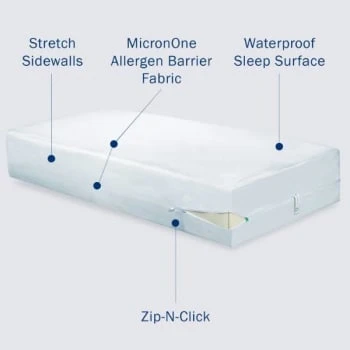 Cleanrest® Waterproof Mattress Encasement Queen, Case Of 3 4 Cleanrest® Waterproof Mattress Encasement Queen, Case Of 3 - Image 2