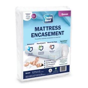 Cleanrest® Waterproof Mattress Encasement Queen, Case Of 3 3 Cleanrest® Waterproof Mattress Encasement Queen, Case Of 3