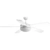 Progress Lighting Fresno 60 In. 5-Blade Led Ceiling Fan W/ Light (White) -Home Furnishing Store 158597 w MainProductImage Lg