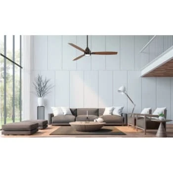Progress Lighting Gaze 60 In. 3-Blade Led Ceiling Fan W/ Light (Antique Bronze) 11 Progress Lighting Gaze 60 In. 3-Blade Led Ceiling Fan W/ Light (Antique Bronze) - Image 9