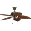 Progress Lighting P2526-20 Airpro 52 In 5-Blade Indoor/outdoor Ceiling Fan (Antique Bronze) -Home Furnishing Store 158618 w MainProductImage Lg
