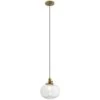 Kichler® Avery 1-Light Globe Pendant Fixture (Natural Brass) -Home Furnishing Store 158667 w MainProductImage Lg