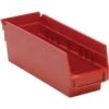 Quantum Storage Systems® Red 11-5/8 X 4-1/8 X 4 In Economy Shelf Bin Package Of 36