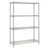 Quantum Storage Systems® 18x48x72 In 4-Shelf Wire Shelving Unit With Chrome Finish -Home Furnishing Store 159781 w MainProductImage Lg