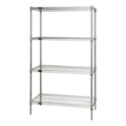 Quantum Storage Systems® 24x36x63 In Wire 4-Shelf Unit